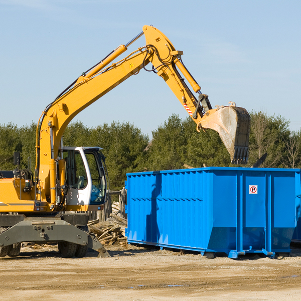 what are the rental fees for a residential dumpster in St Andrews